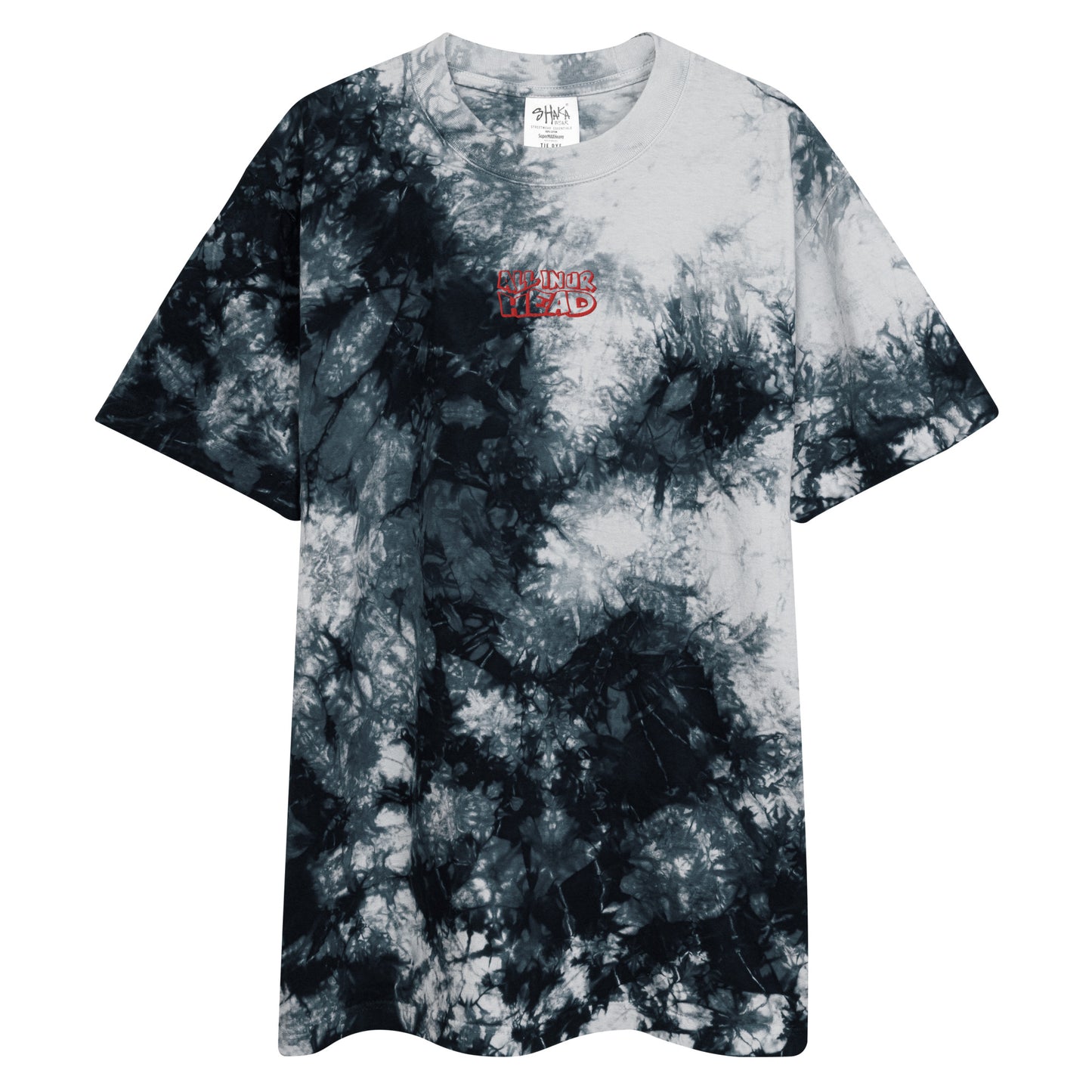 the 'spin this pit' oversized tee - tie die